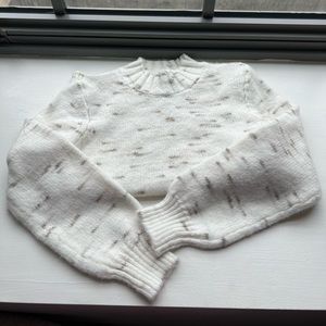 Soft, neutral patterned sweater from the Loft, never worn but no tags, XL